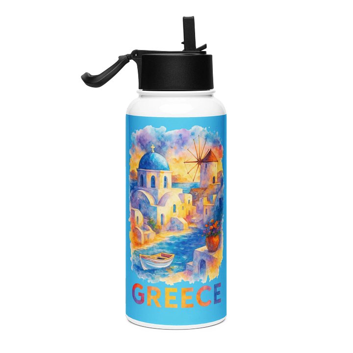 Greece - Stainless Steel Water Bottle product image (1)