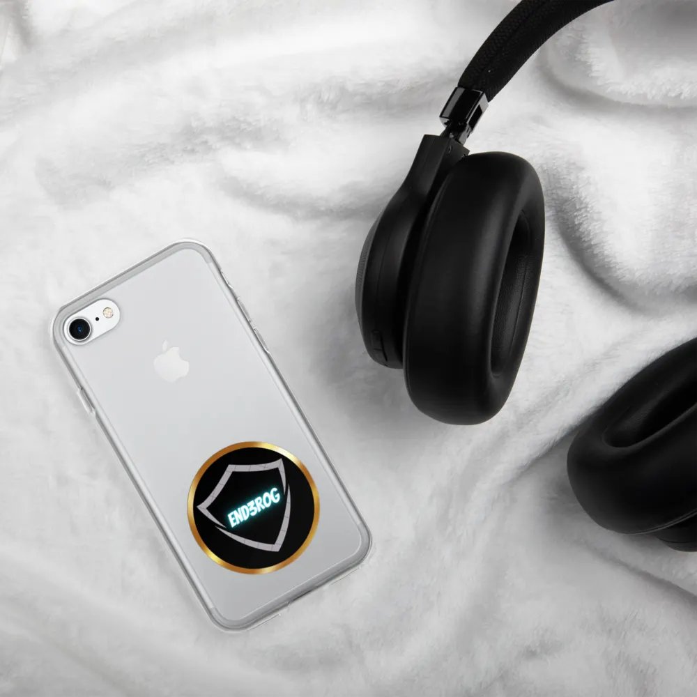 Glowing Shield Logo Clear iPhone Case product image (330)