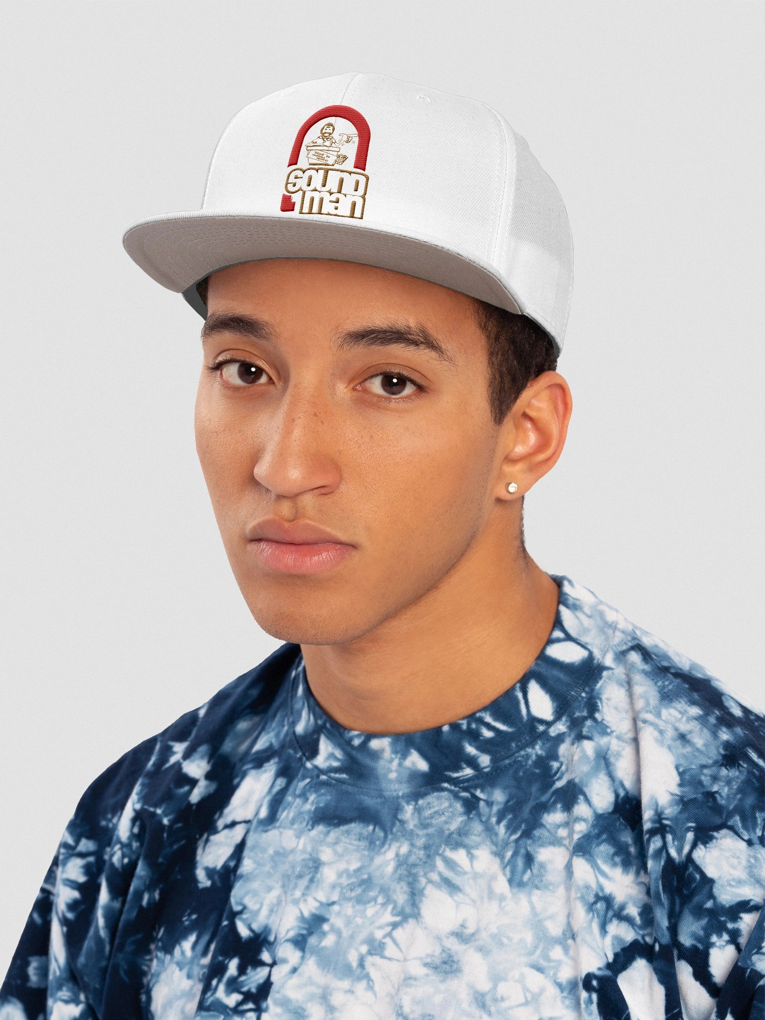 Soundman Retro high profile flat bill hat product image (6)