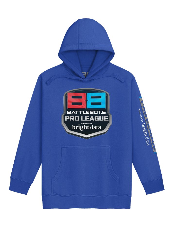 BattleBots Pro League Shield - Pullover Hoodie with Sleeve Print - BattleBots Elite Gear! product image (1)