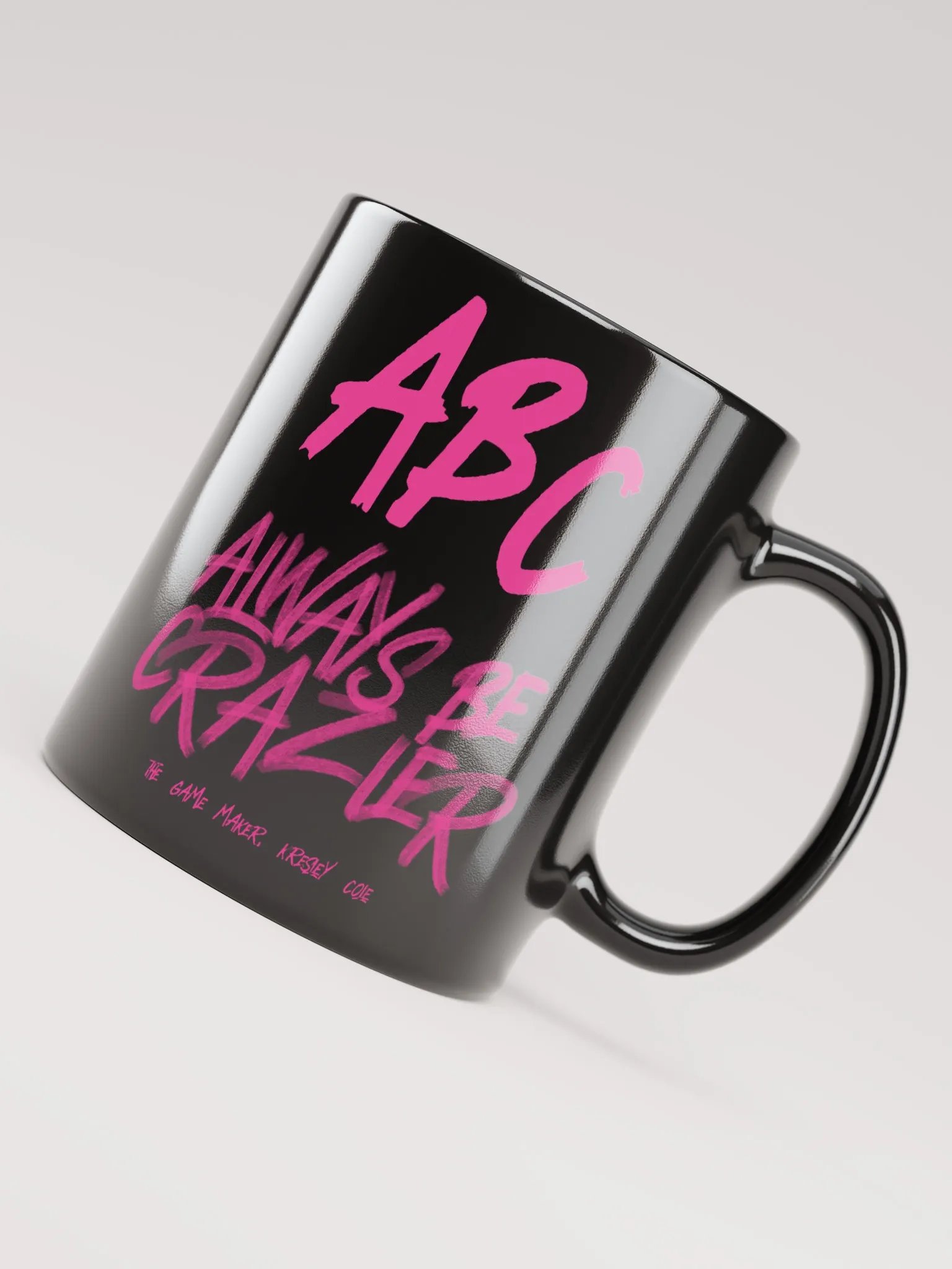 ABC Always Be Crazier Black Mug product image (3)