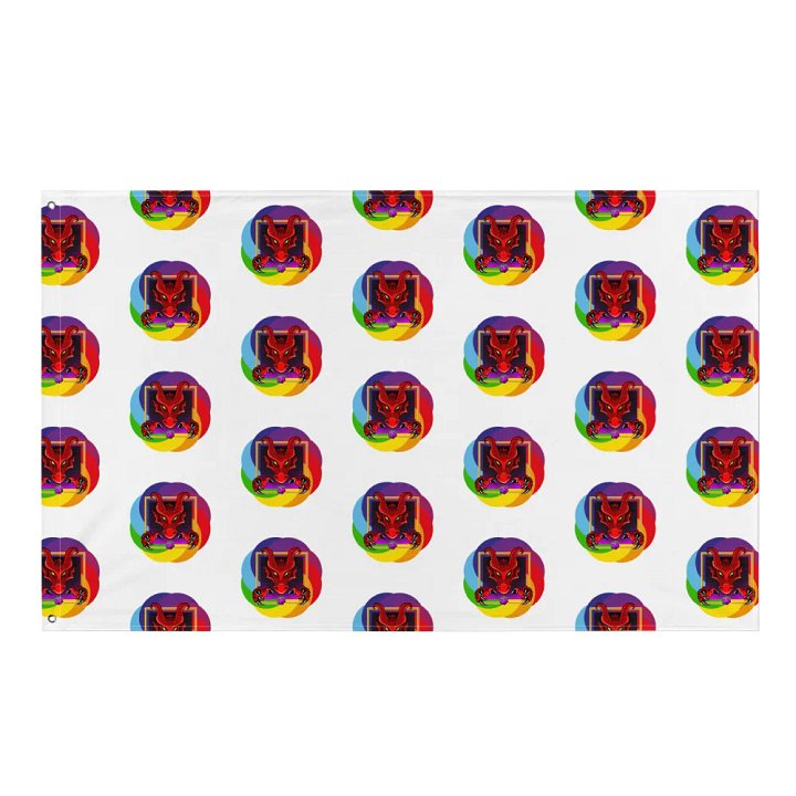 PRIDE Dice Dragons Patterned Flag product image (1)