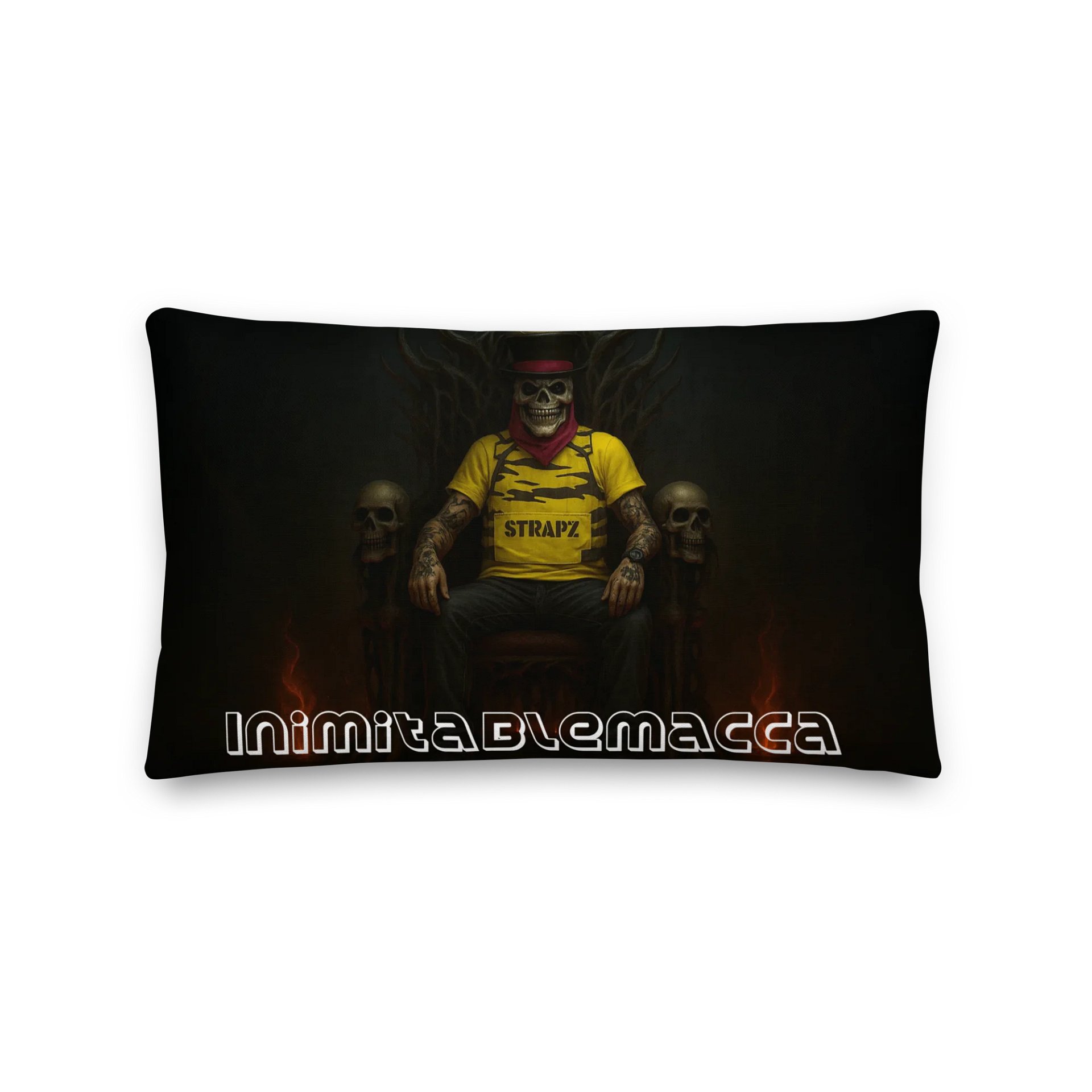 Macca On Throne Pillow! product image (1)