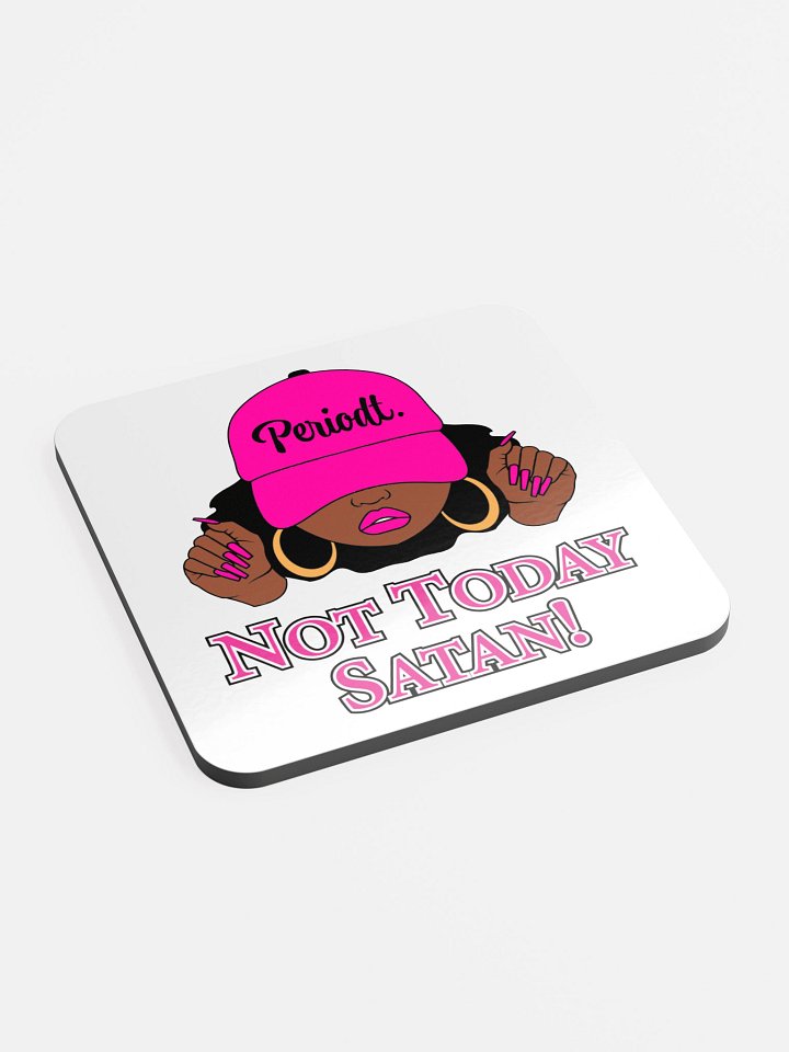 Not Today Satan V1, Coaster product image (2)