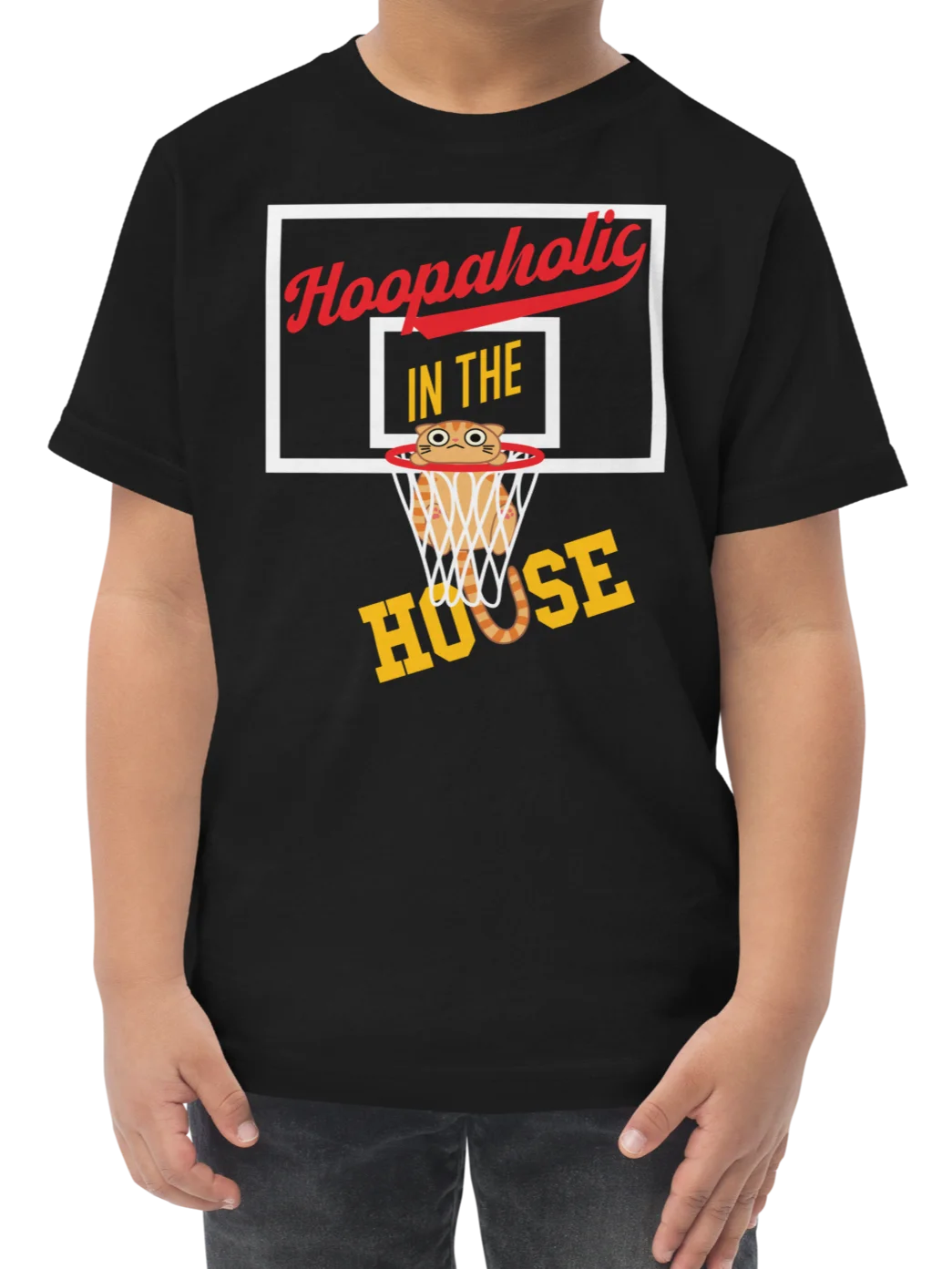 Basketball Cat (Hoopaholic IN THE HOUSE) - Toddler T-shirt product image (1)