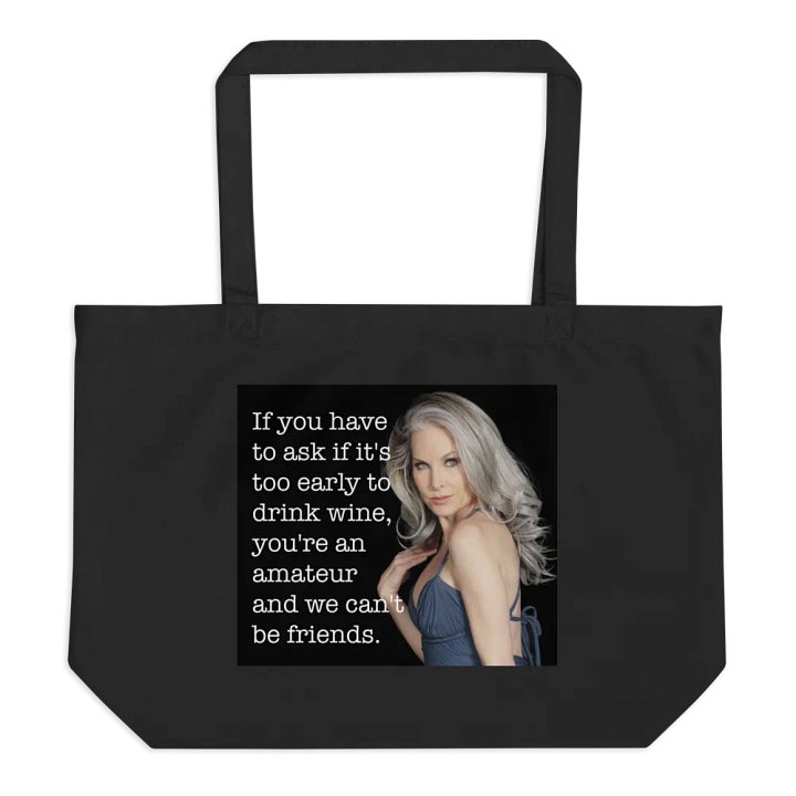 Wine Lover's Organic Tote product image (1)
