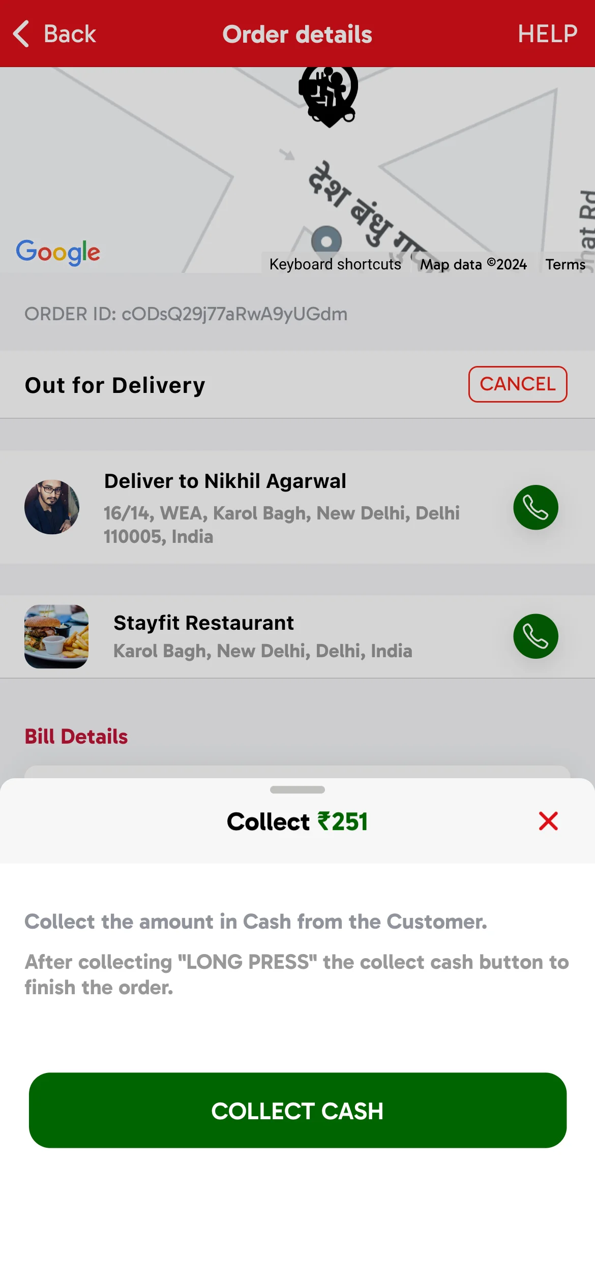 Ionic 8+ Rider Food Delivery App UI Template product image (9)