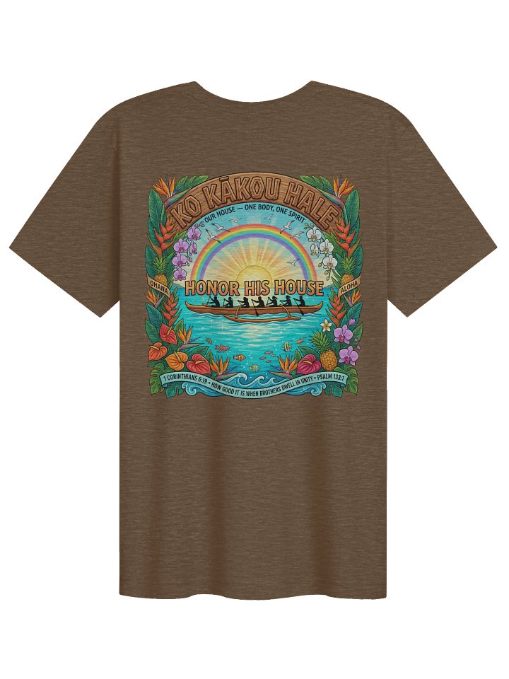 His House Unisex "Ko kākou hale" T-Shirt product image (1)