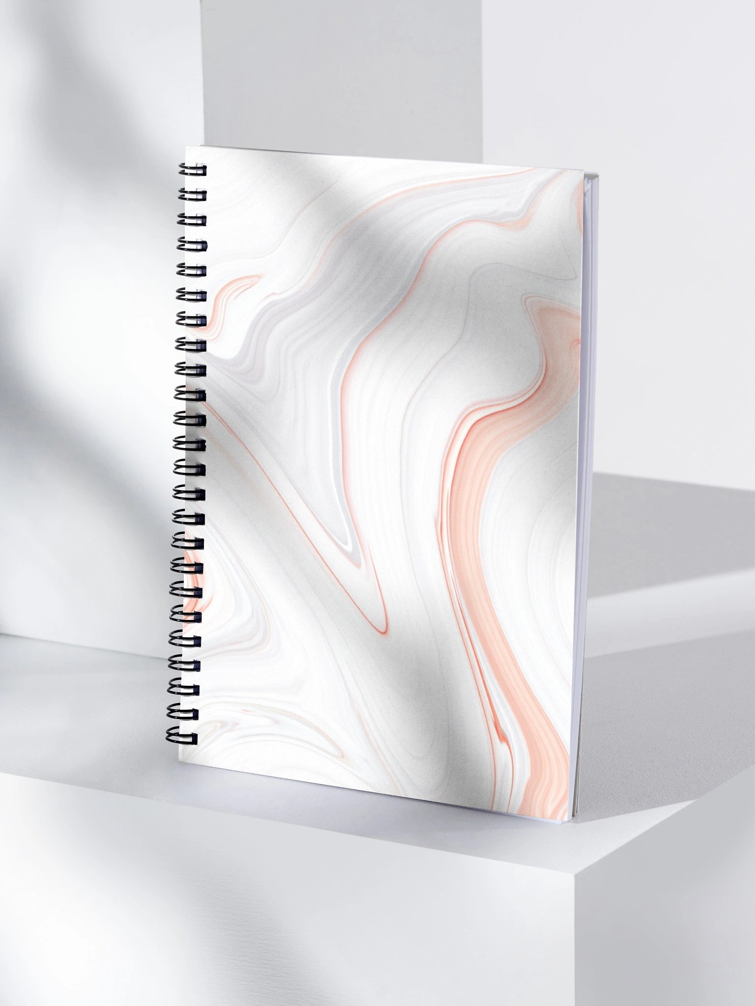 Marbled Waves Spiral Notebook product image (4)