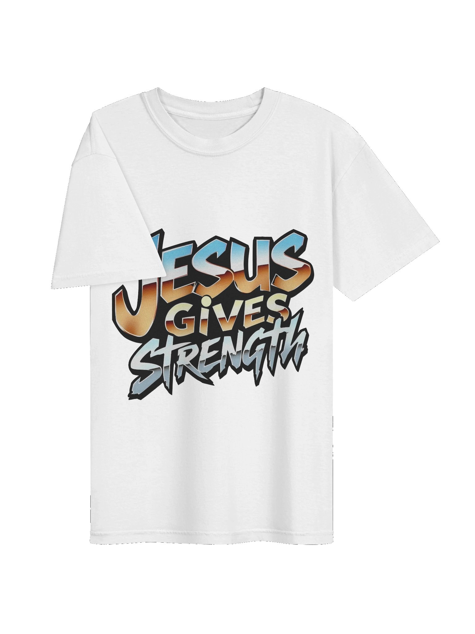 Jesus Gives Strength Workout T-shirt product image (8)
