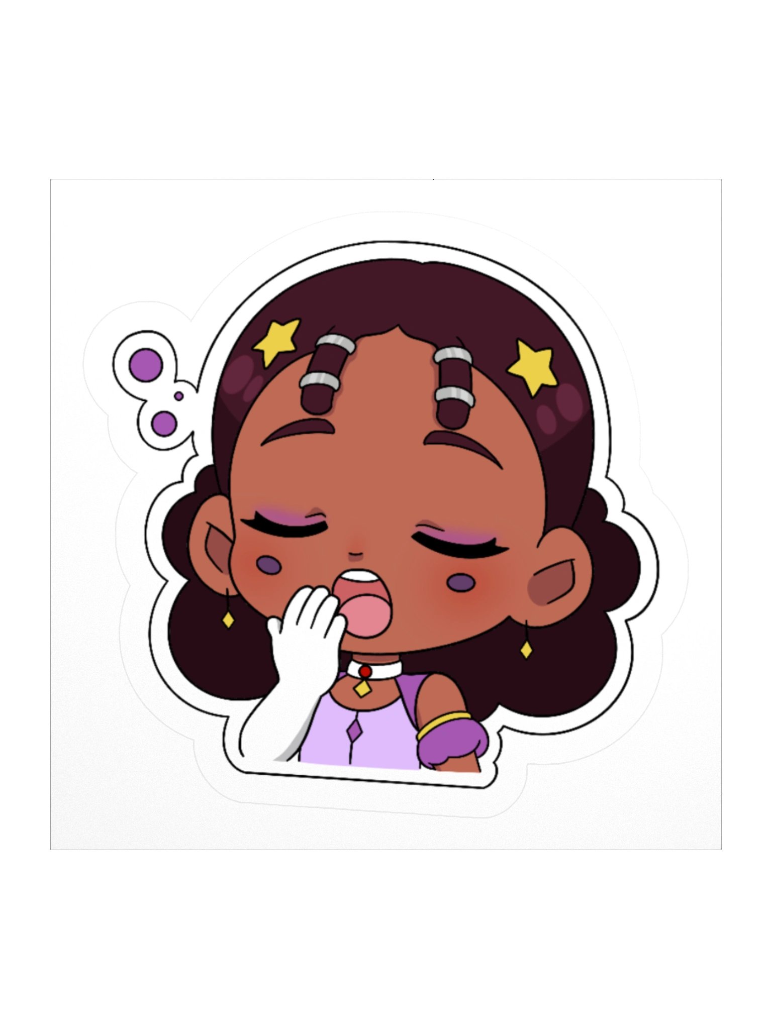 Maggie Yawning - Sticker product image (1)