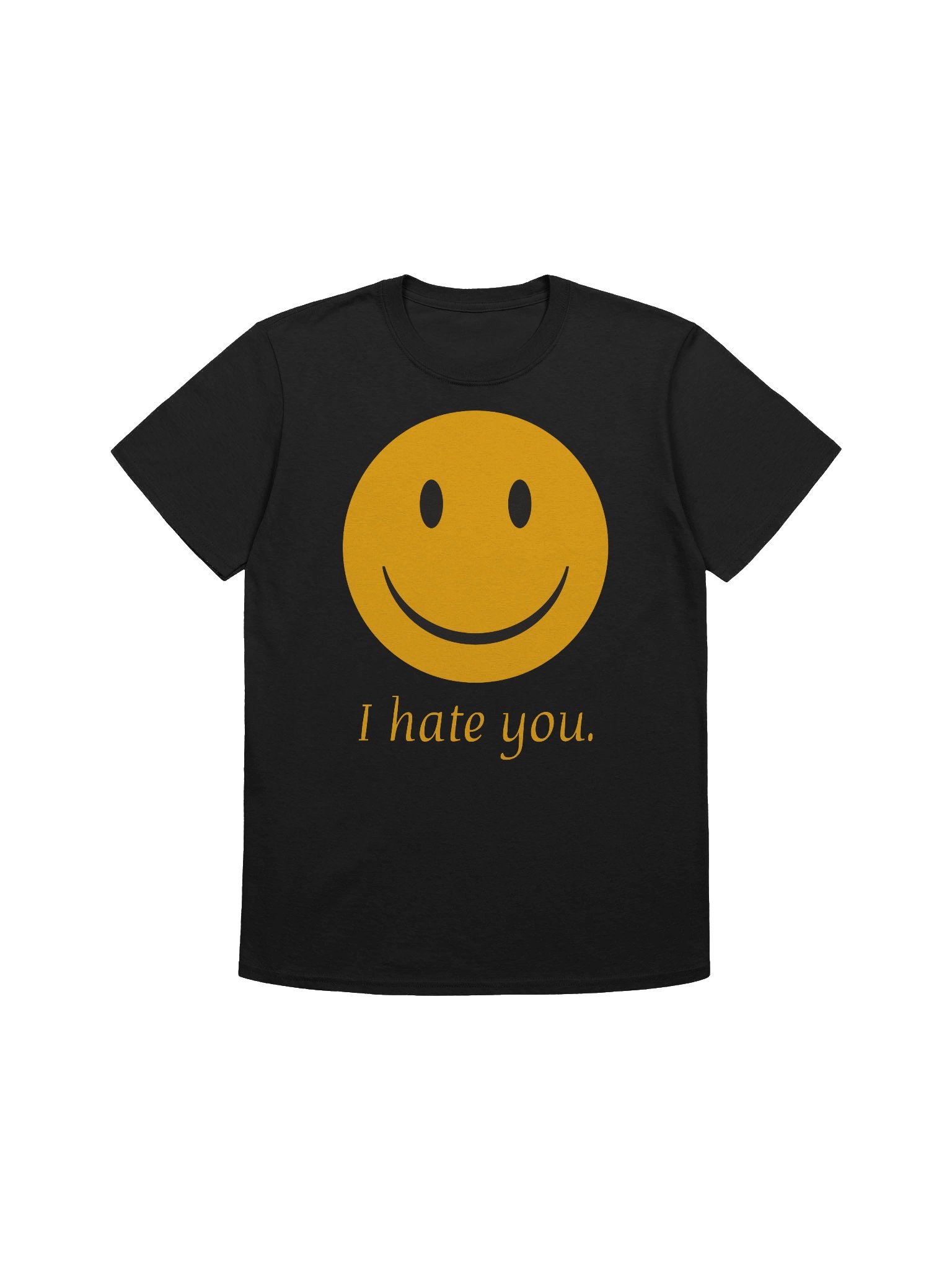 I Hate You Smiley Face Shirt – Funny Sarcastic Meme Tee, Retro Smiley Graphic T-Shirt, Gamer Humor Streetwear Shirt product image (1)