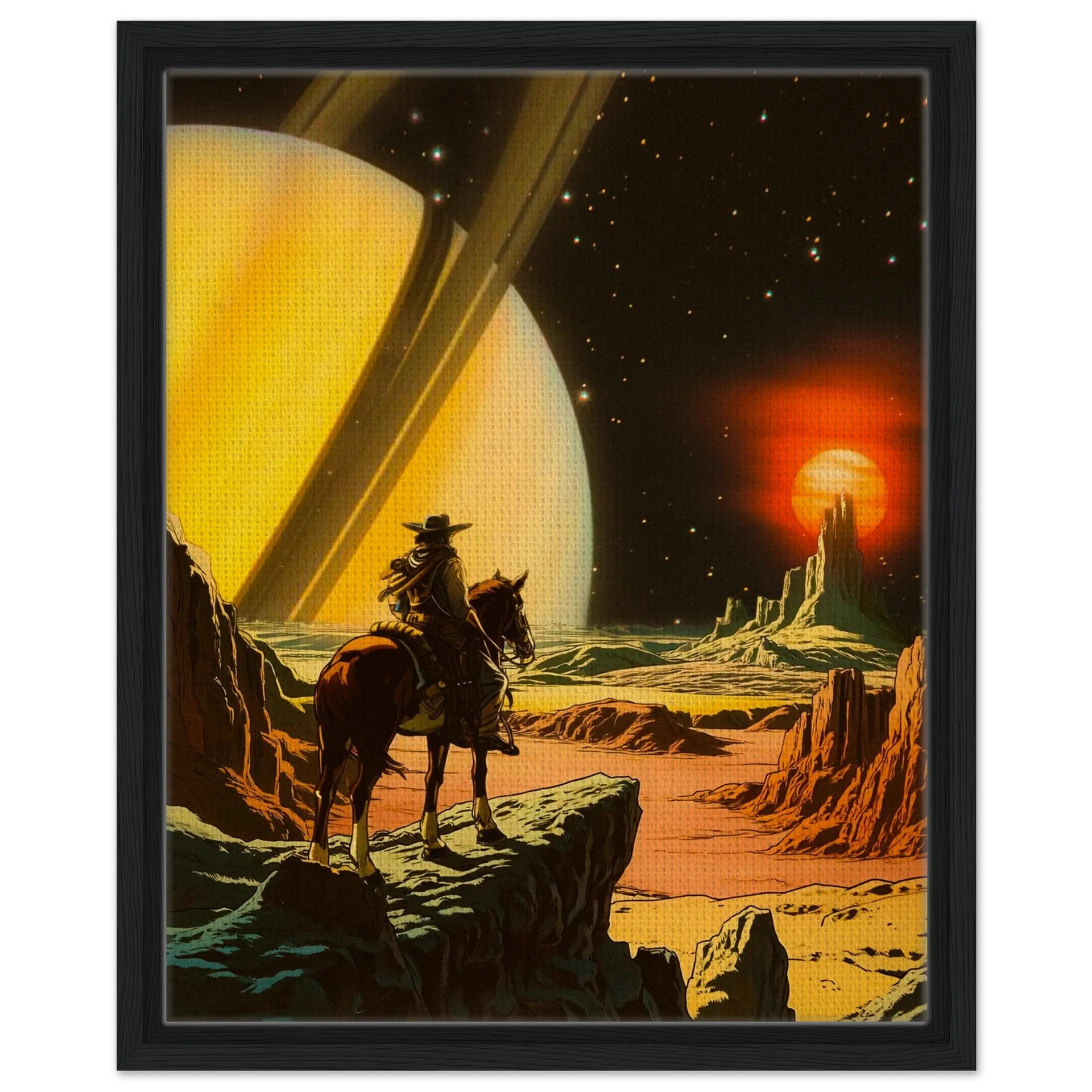 Cosmic Cowboy Wall Art