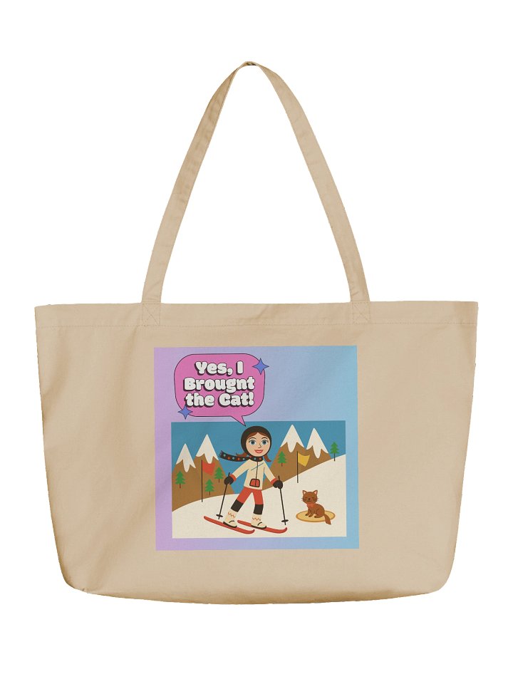 Yes, I Brought the Cat Large Tote product image (1)