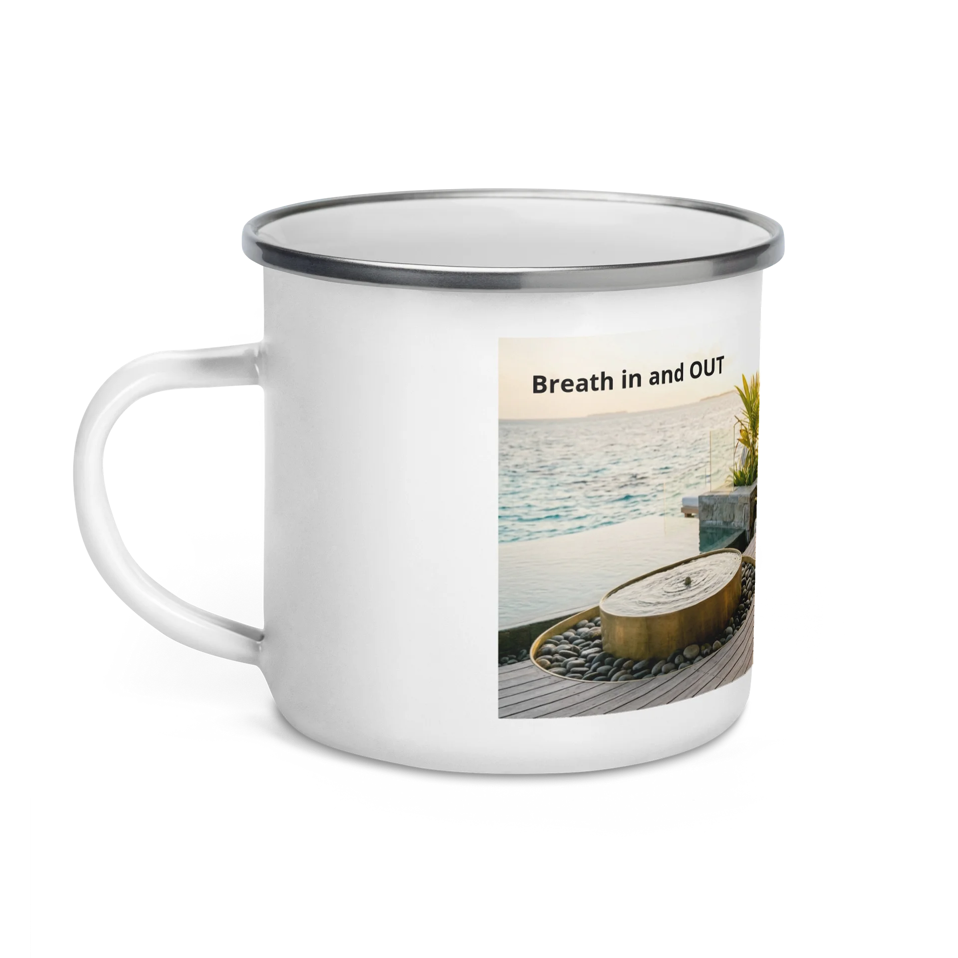 Breath In and Out Yoga Camp Mug product image (3)