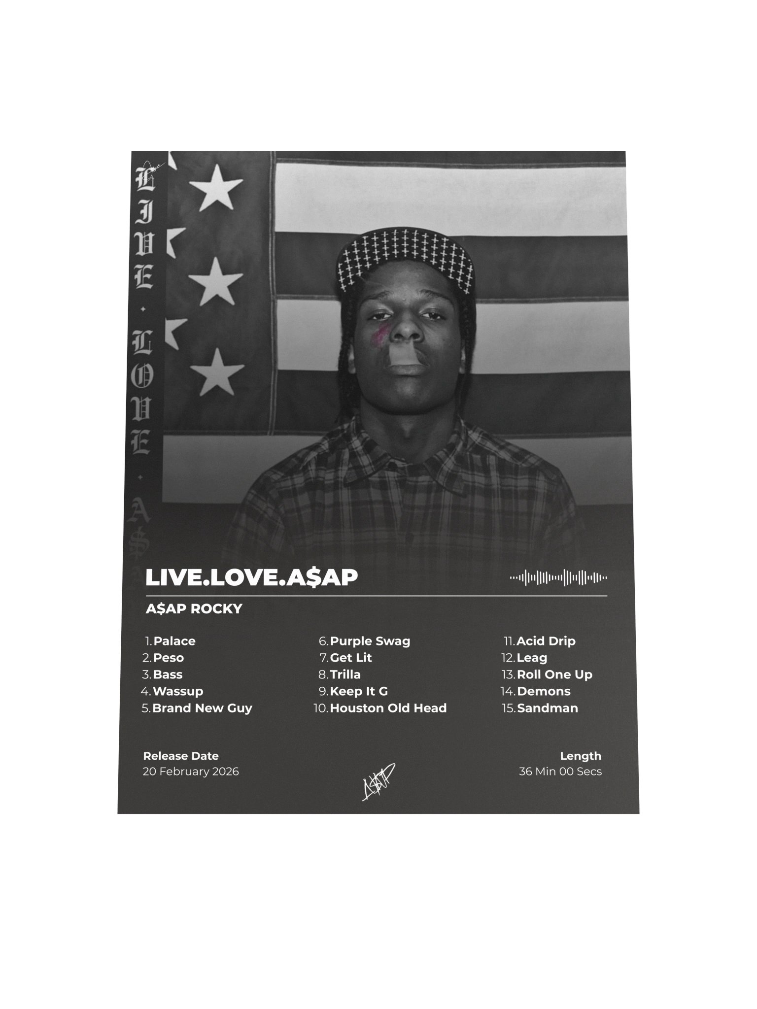 A$AP Rocky LIVE.LOVE.A$AP Poster product image (8)