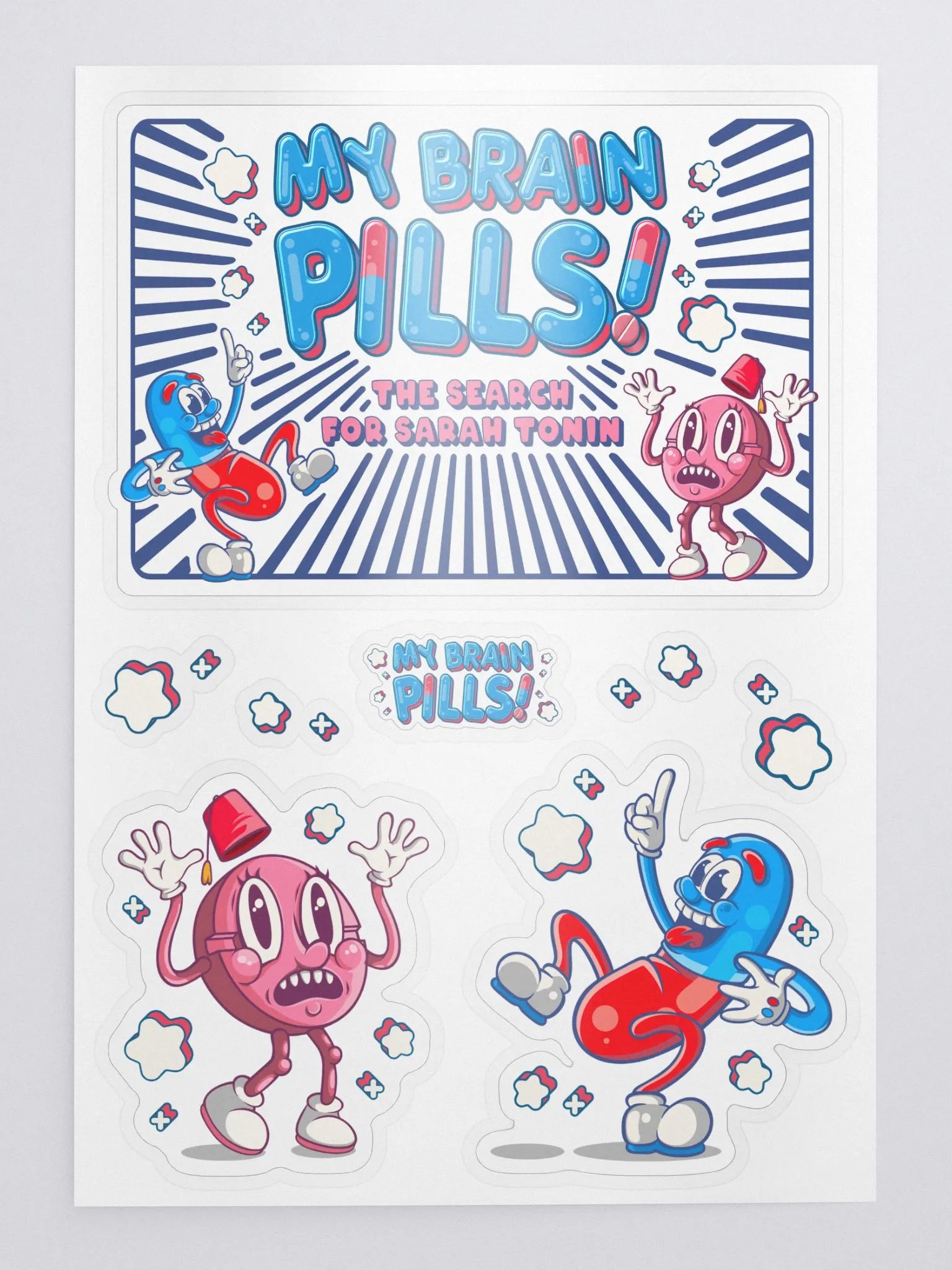 My Brain Pills! Stickers (Sheet 2) product image (1)
