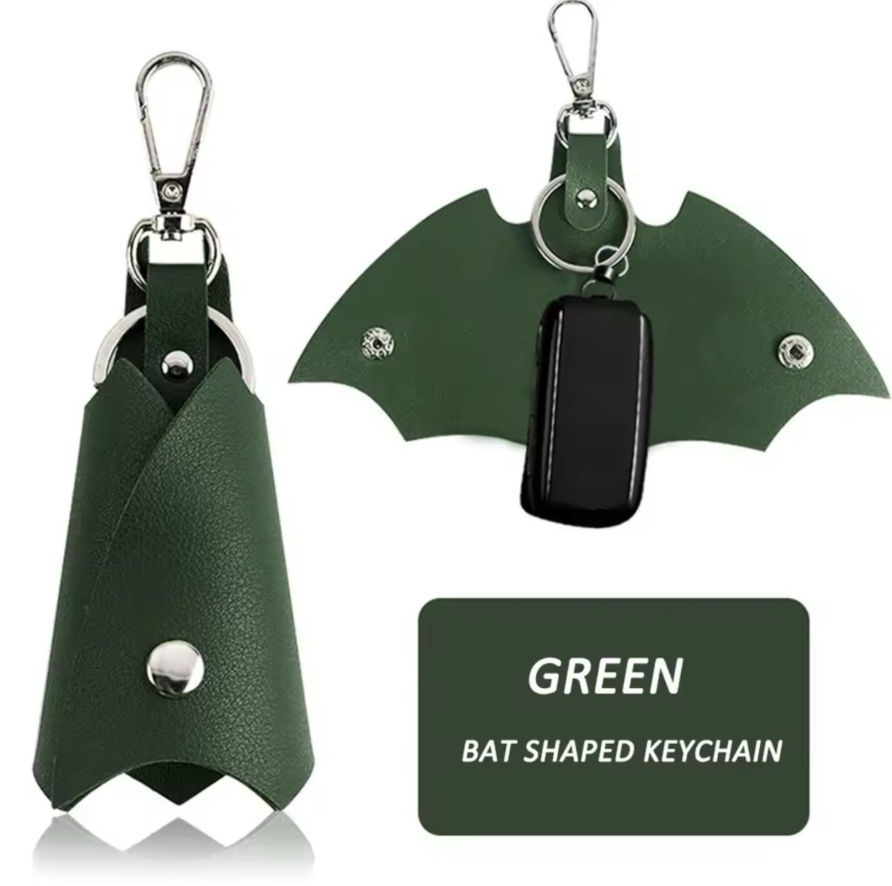 Batman Key cover Leather Keychain Key Holder Waist Bat Car Keys Keyrings Case product image (9)