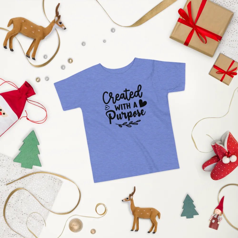 Purposeful Hearts - Toddler's Typography Tee product image (2)