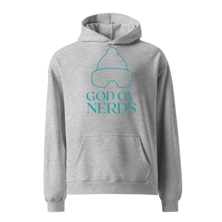 GOD OV NERDS Winter Hat and Goggles Hoodie product image (1)