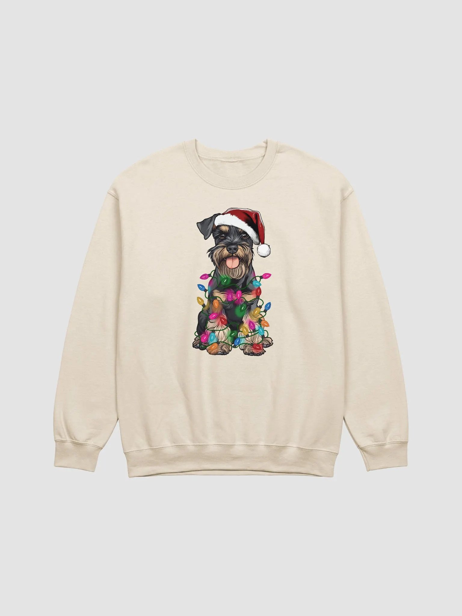 Funny Miniature Schnauzer(Black & Tan) Christmas Sweatshirt product image (22)