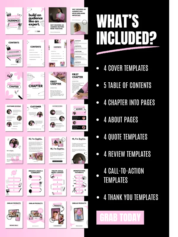 MRR/PLR Feminine eBook Templates product image (5)