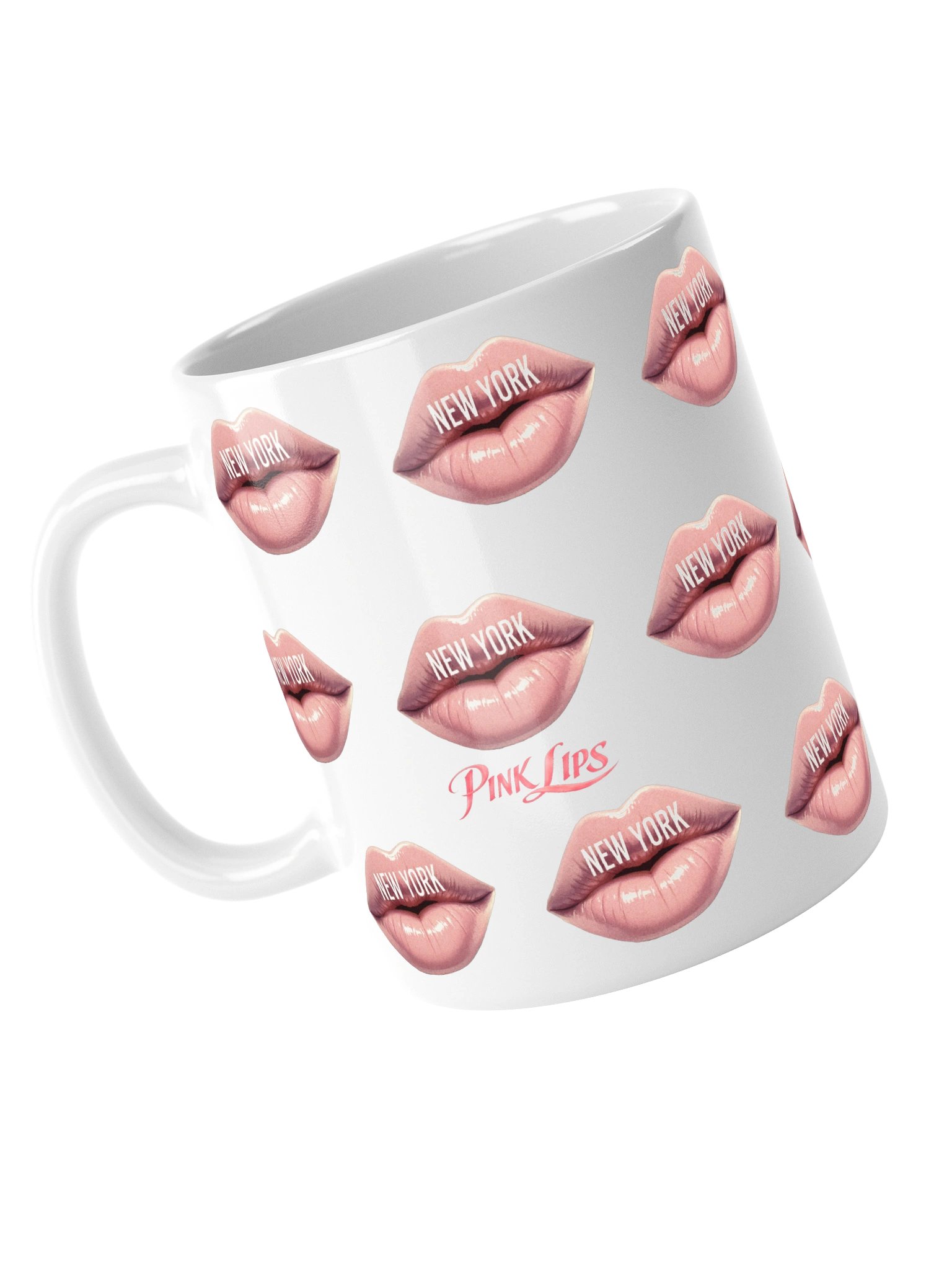 NEW YORK PINK LIPS XL COFFEE MUG (20 OZ) product image (5)