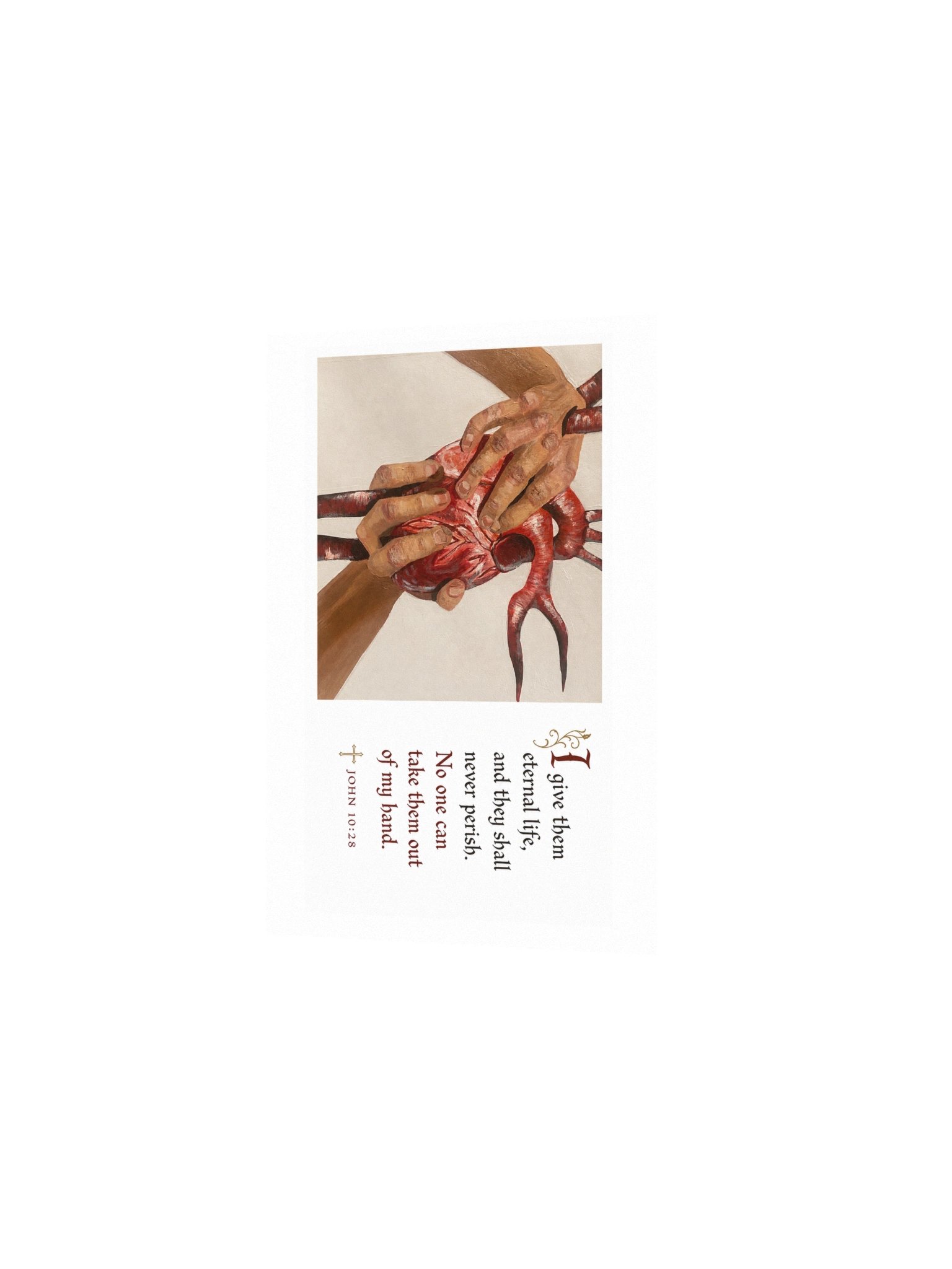 Bound to Christ (scripture) Matte Paper Print product image (1)