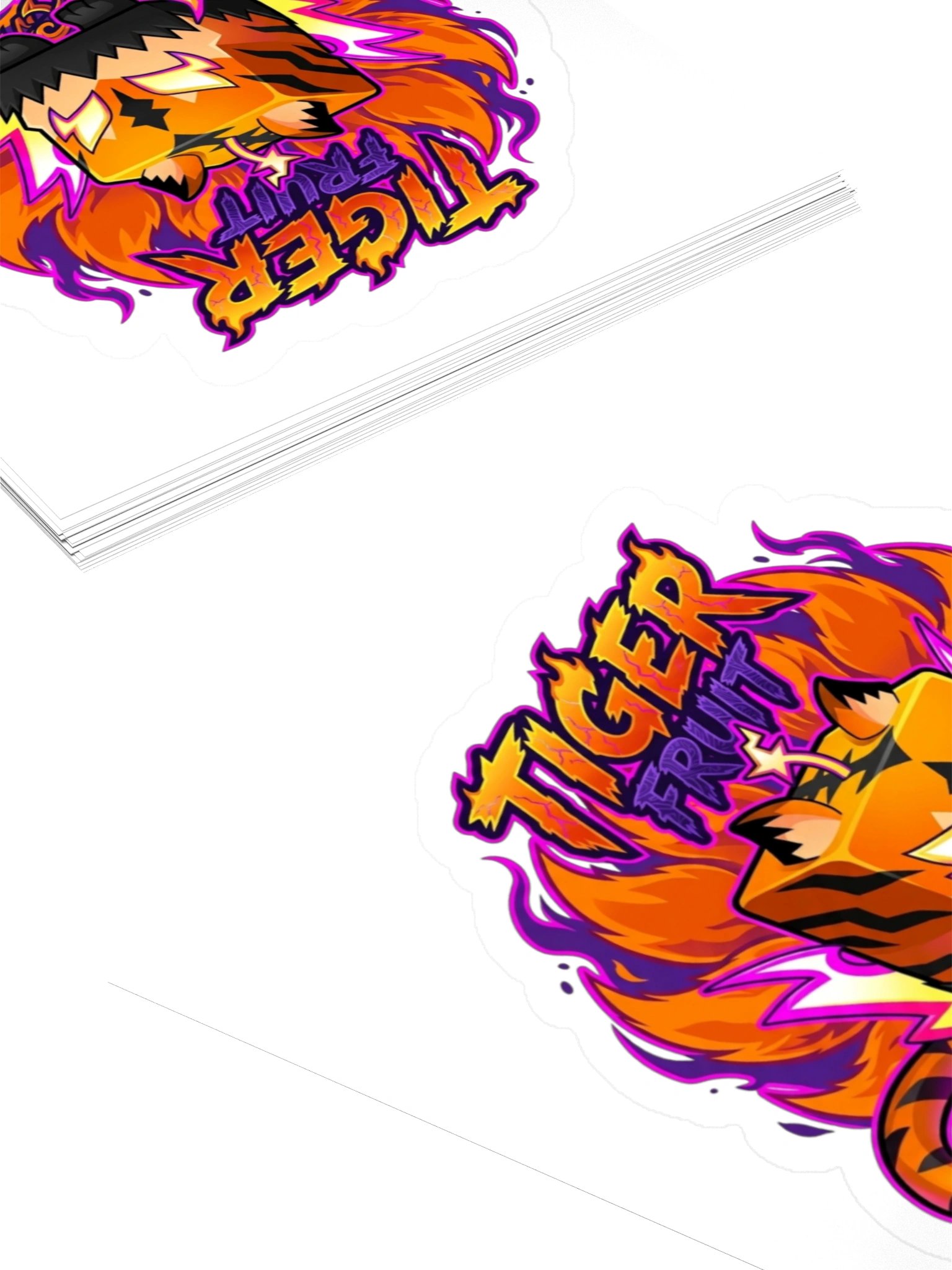 Tiger Fruit Sticker 3x3" Blox Fruits Gamer Gift For Kids product image (4)