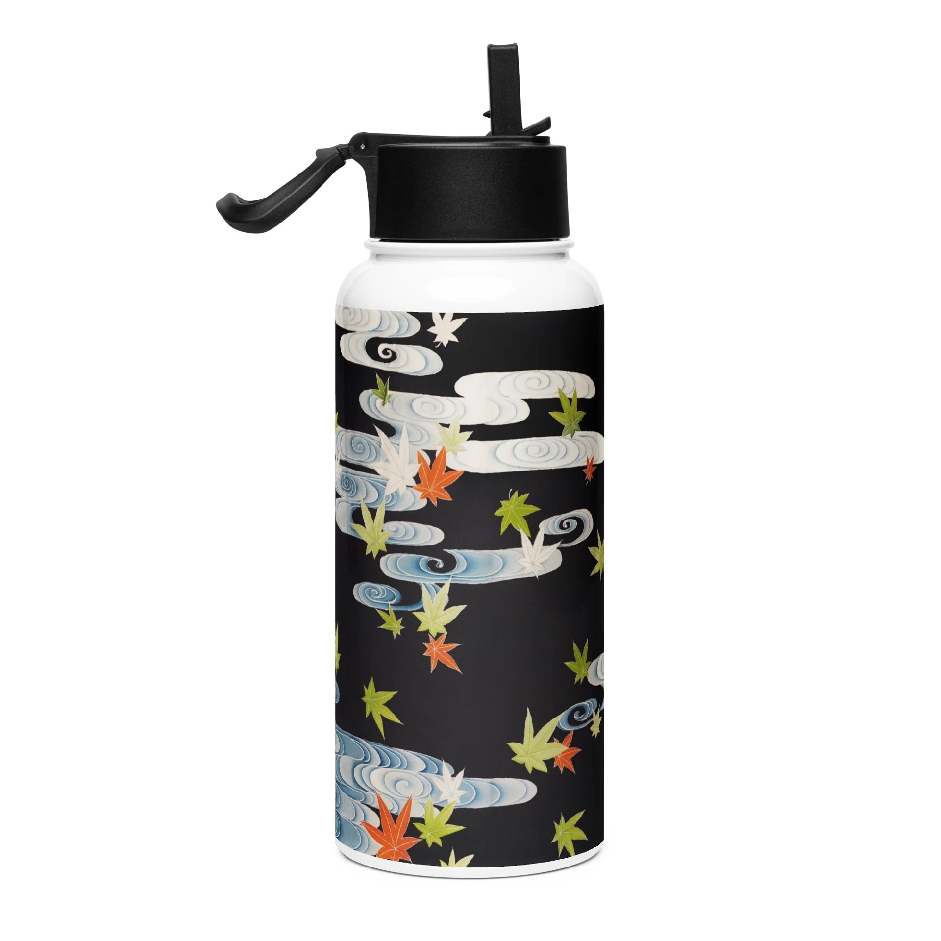 Maple Leaves. 32oz. Stainless Steel Water Bottle product image (4)