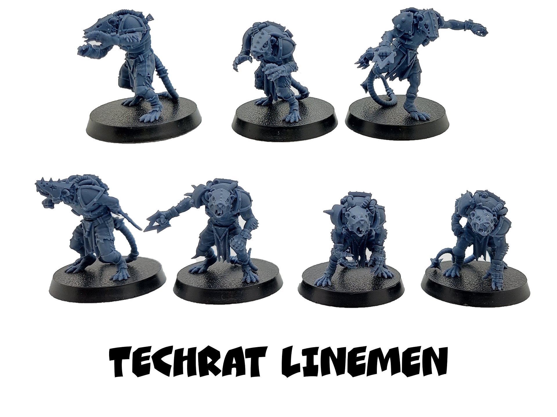 Mega Tech Rats Fantasy Football Team - Brutefun Miniatures product image (5)