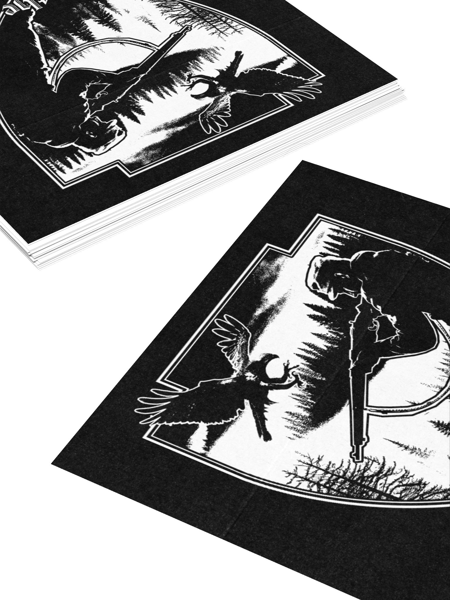 "I HUNT ALONE" STICKER product image (10)
