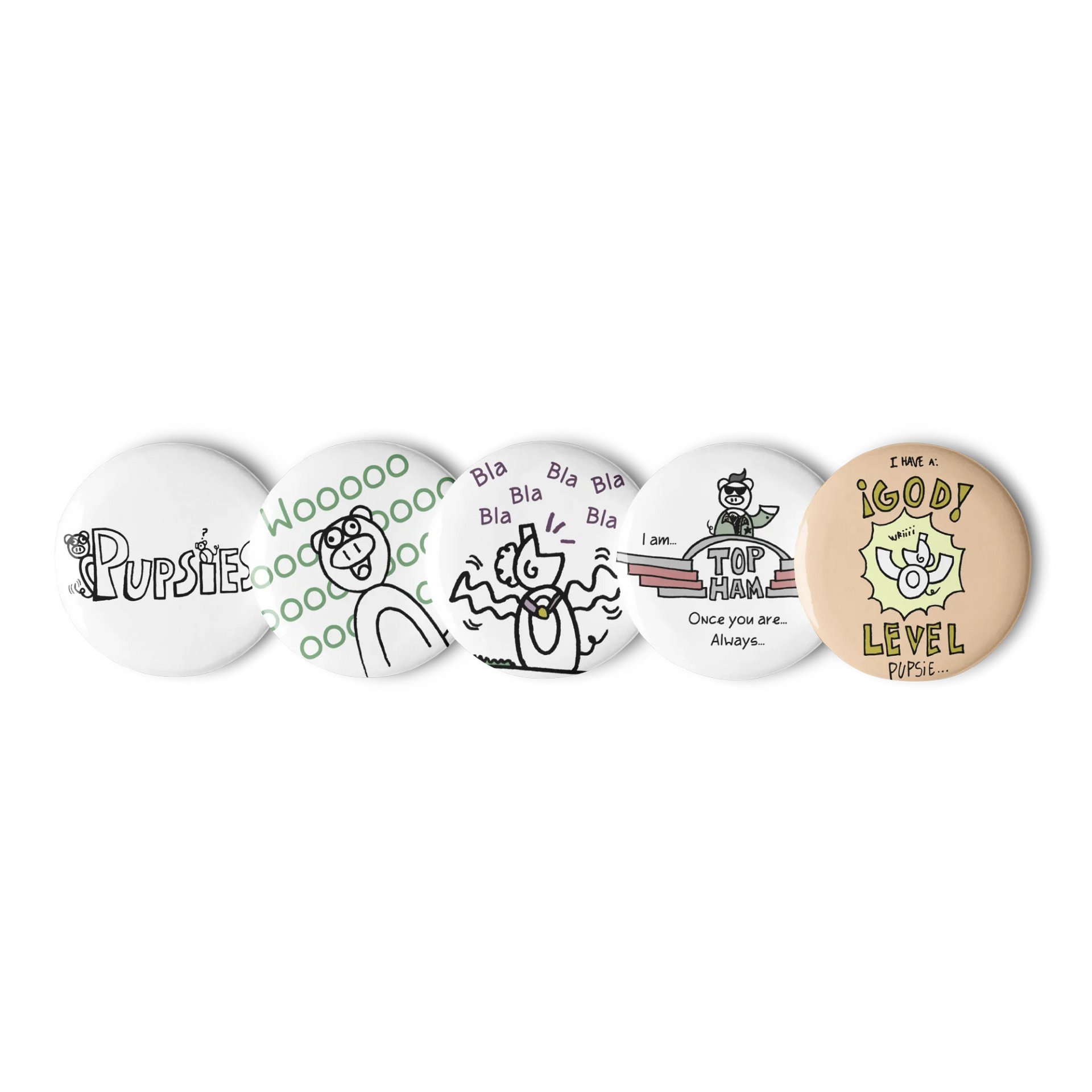 Pupsies! Pin Button, Edition 1 product image (1)
