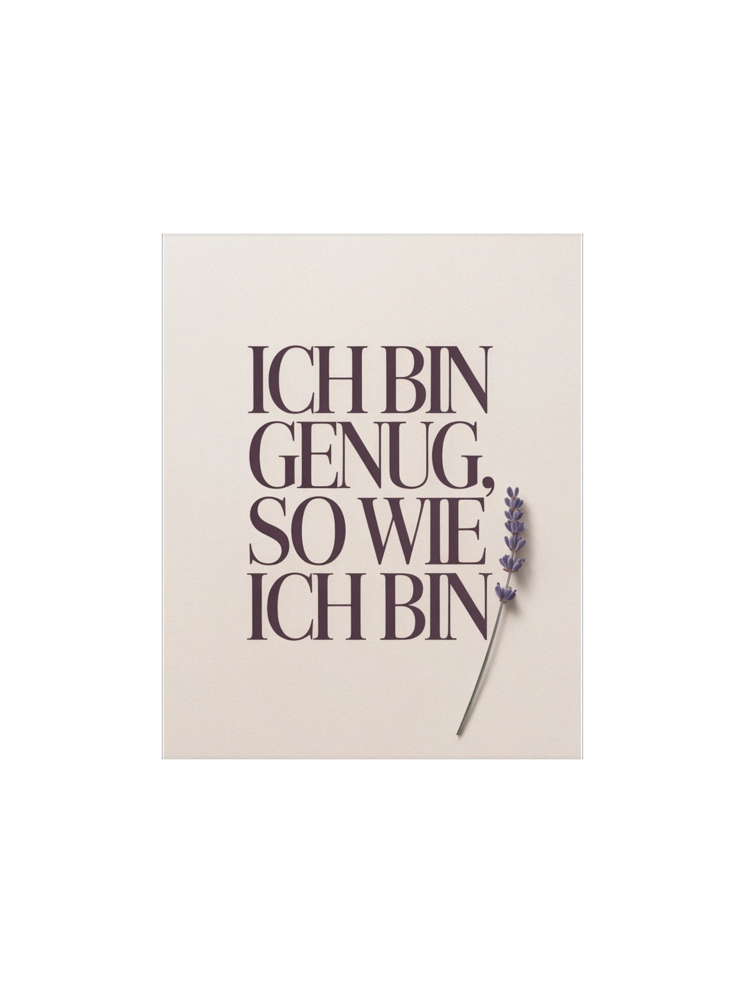 Calm Walls Print – Ich bin genug product image (1)