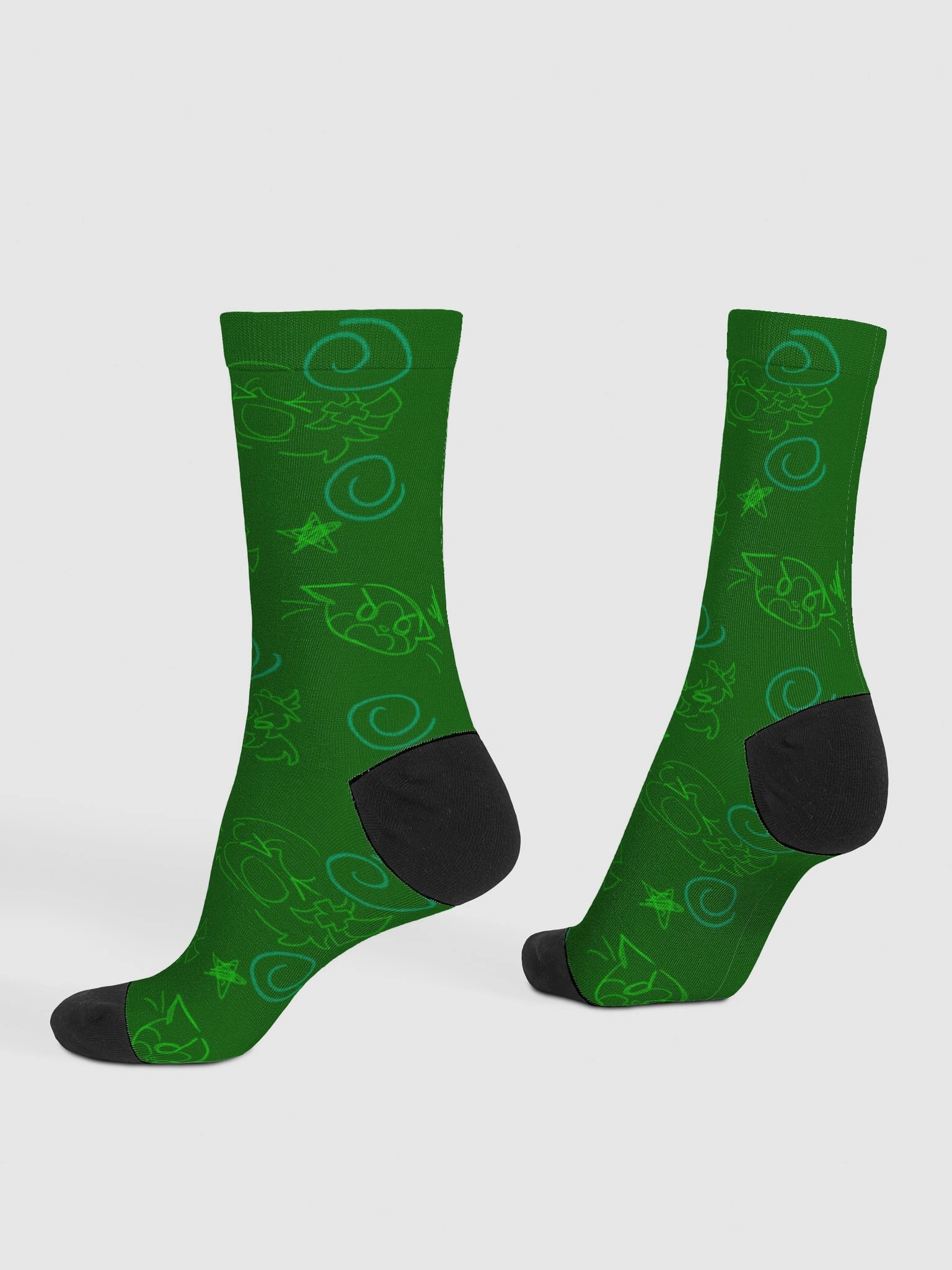 Kathy-chan & Milo Scribble Socks product image (4)