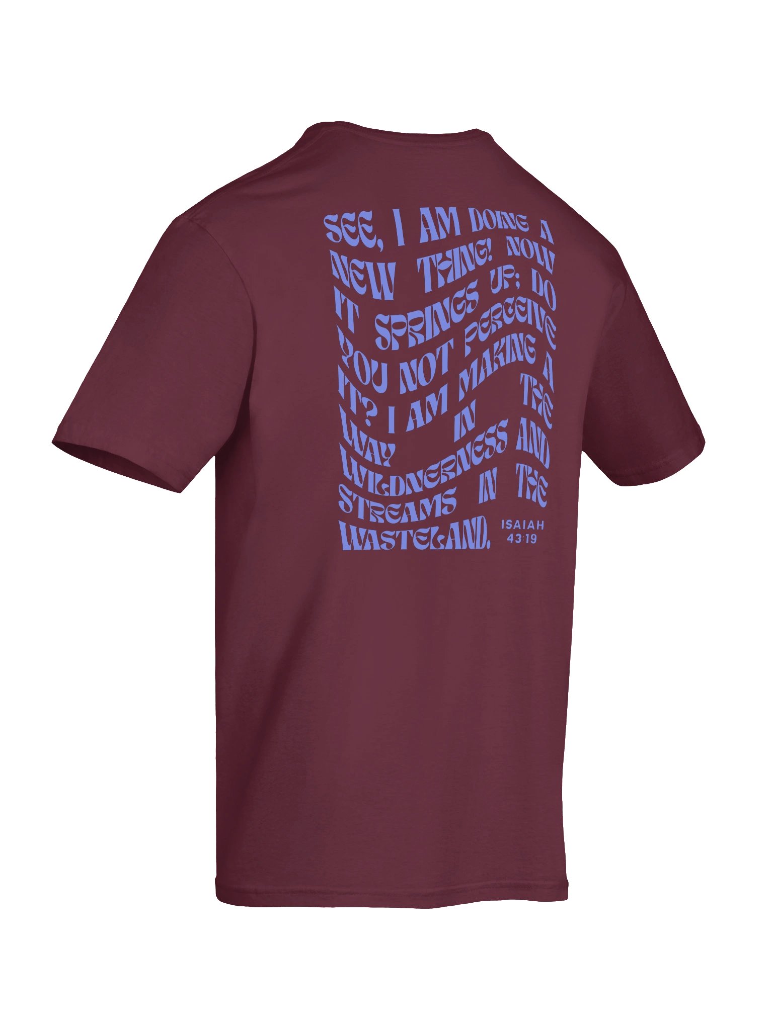 Isaiah 43:19 T-Shirt (English) product image (148)