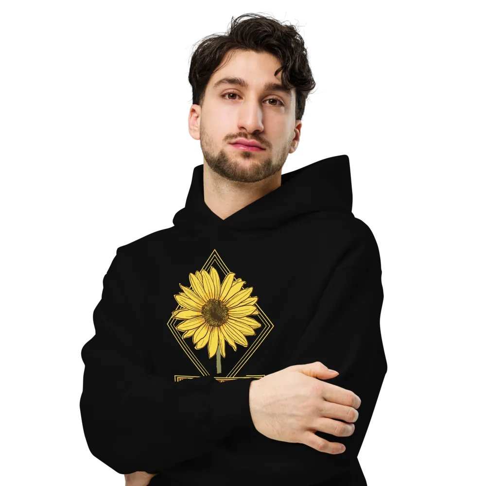 Helianthus Sunflower Unisex Premium Oversized Hoodie product image (8)