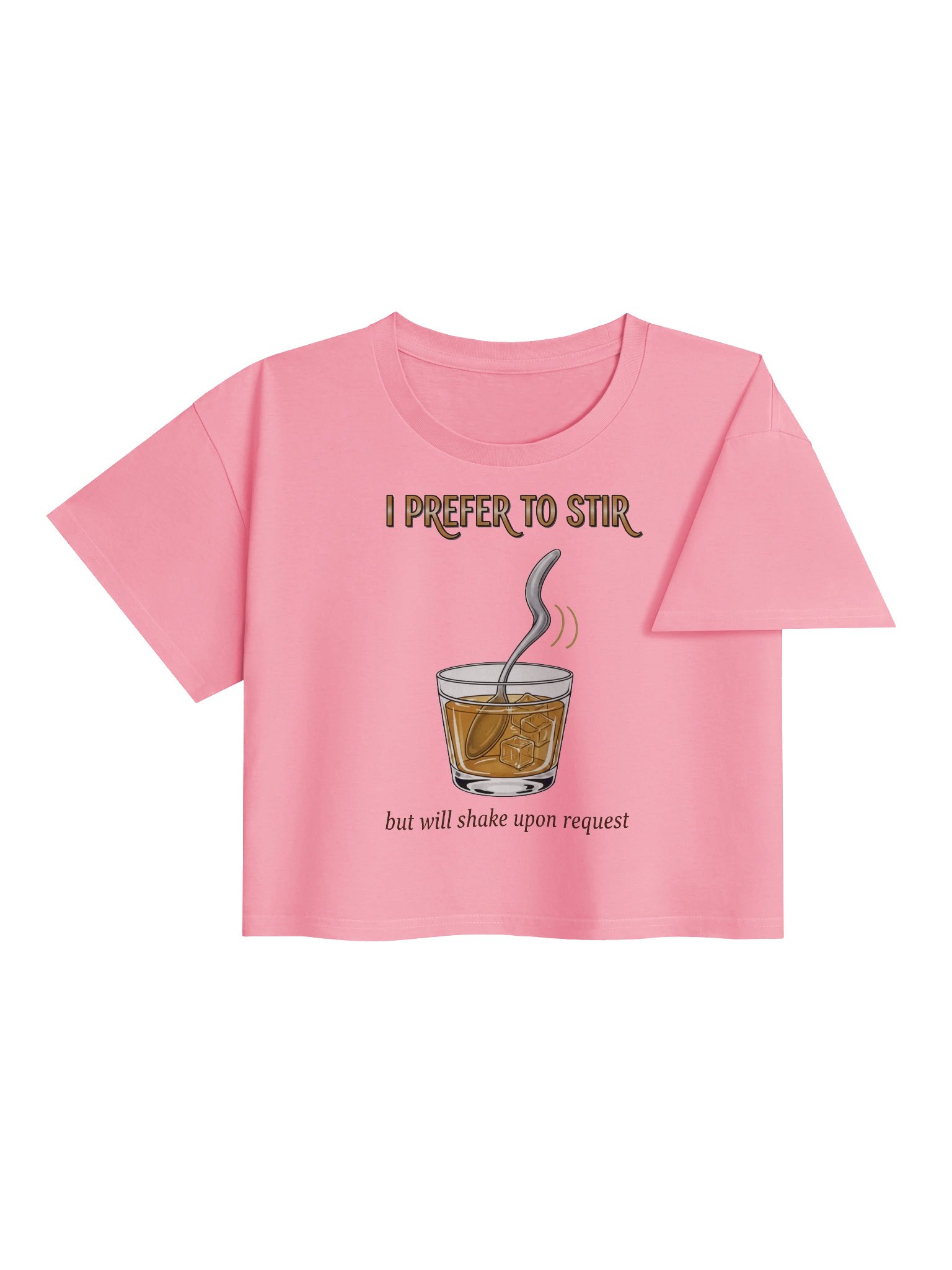 “I Prefer to Stir, But Will Shake Upon Request” – Saucy Spoon Crop Top product image (4)