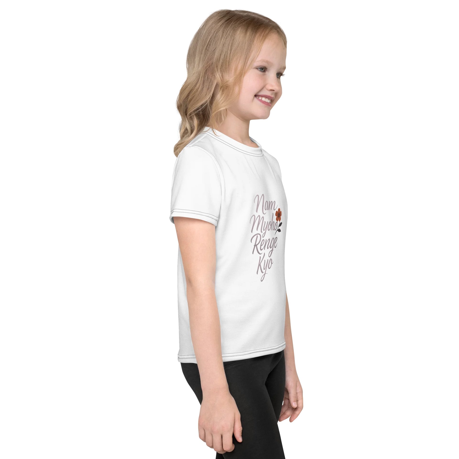 Kids T-Shirt - Nichiren Buddhism Sacred Mantra for Young Practitioners product image (4)