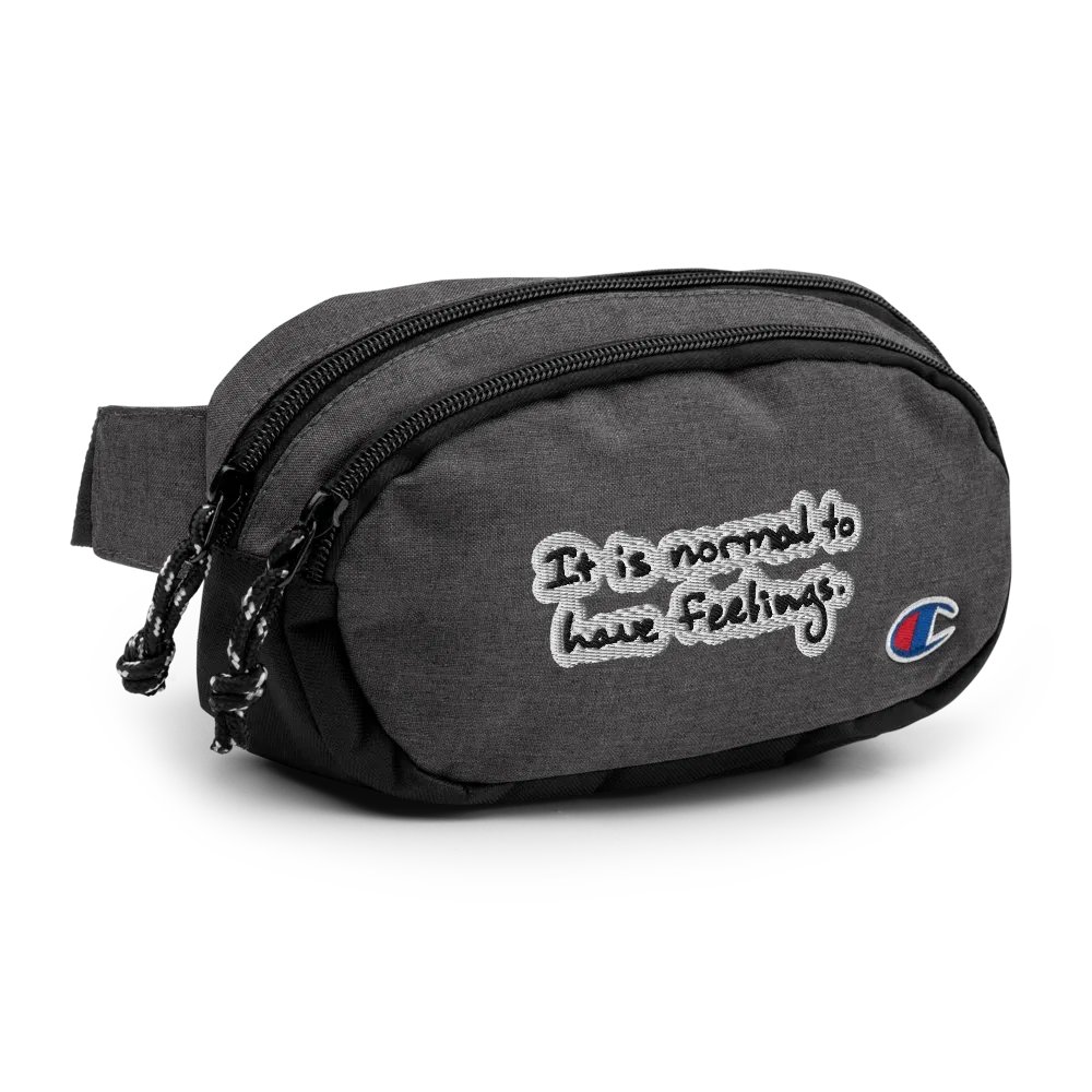 It is normal to have feelings. (bubble design) champion fanny pack product image (3)