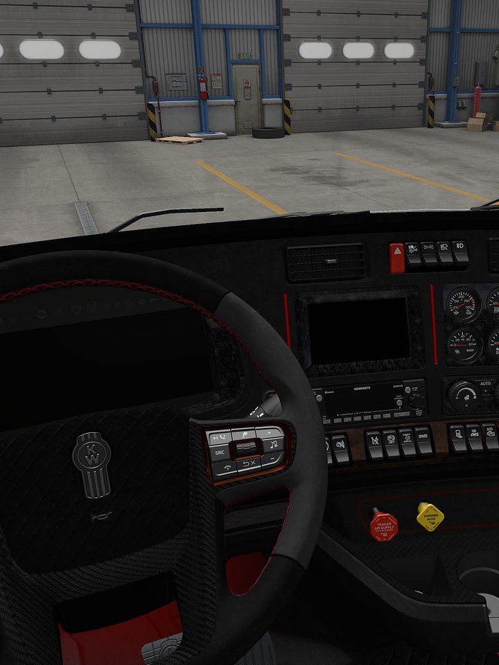 [T680_22-EWI_2] Kenworth T680 2022 SL52 - EnioWorkshop Interior Black v1 product image (1)