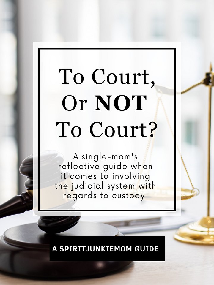 To Court or NOT to Court - A Reflective Guide for Mama's Going Through Separation product image (2)
