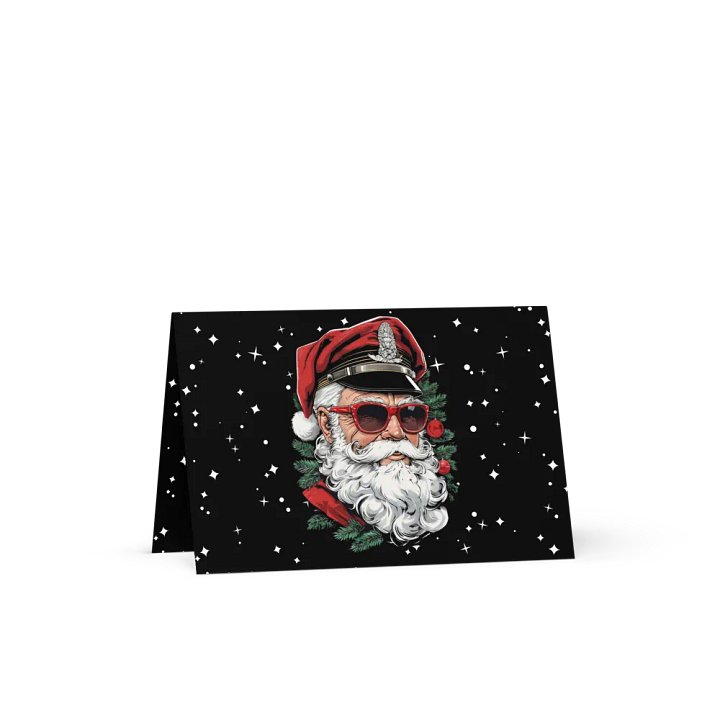 Camp Christmas Gay Leather Collection Santa Leather Daddy Christmas Pride Christmas Card product image (1)
