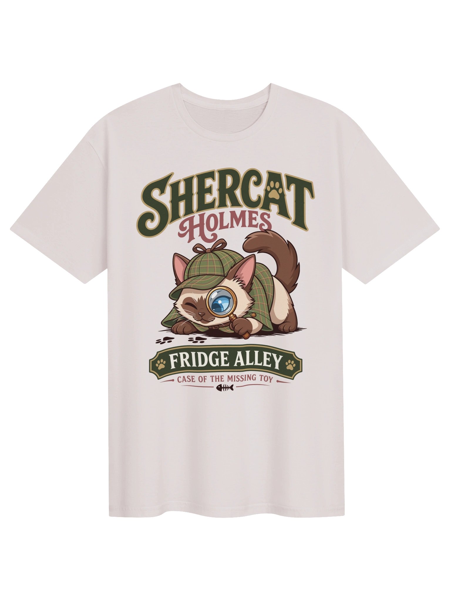 Shercat Holmes Siamese Cat Shirt product image (2)