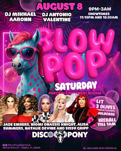 I’ll be joining the cast of Disco Pony tonight with special guest Joey Jay!