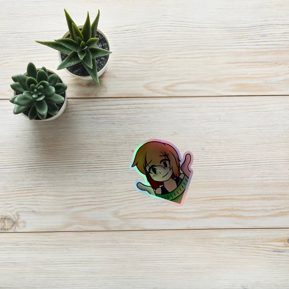Miko Shrug Holo-Sticker! product image (10)
