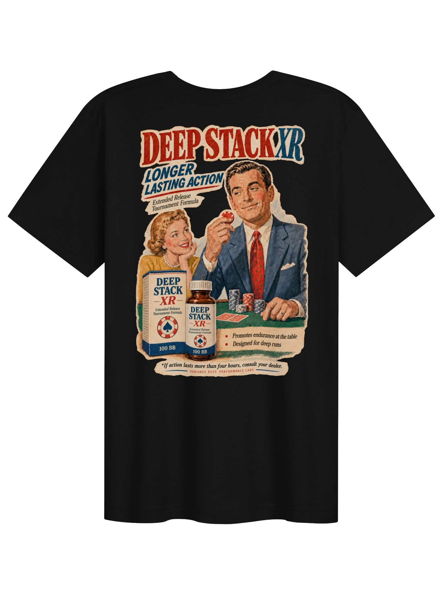 Deep Stack XR Vintage Poker Tee product image (2)