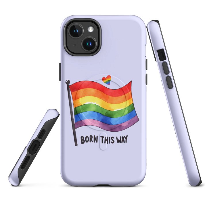 Born This Way Rainbow Flag iPhone Case product image (2)