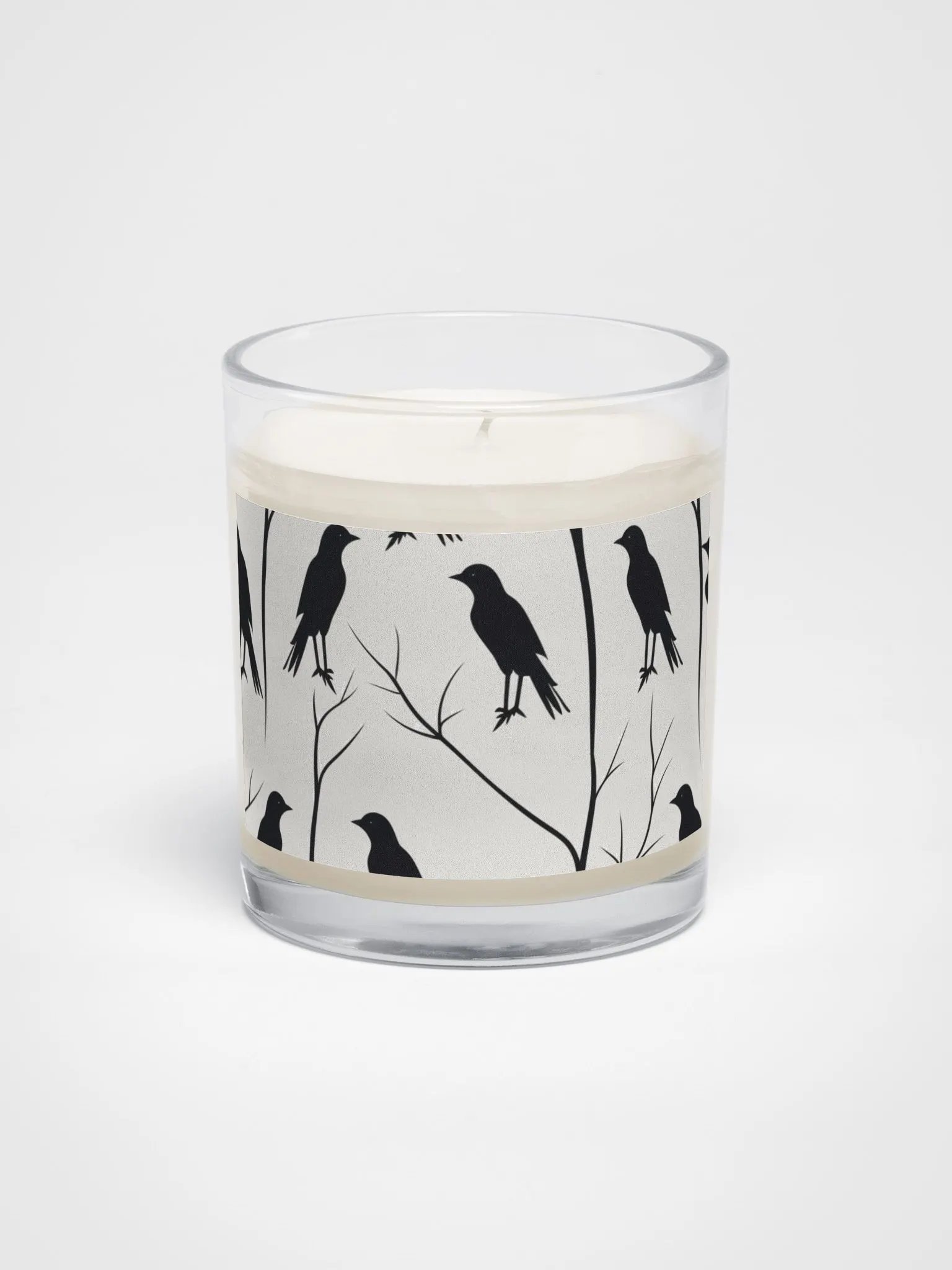 🌙 Cute Crows Motif Soy Candle 🕯️ product image (1)
