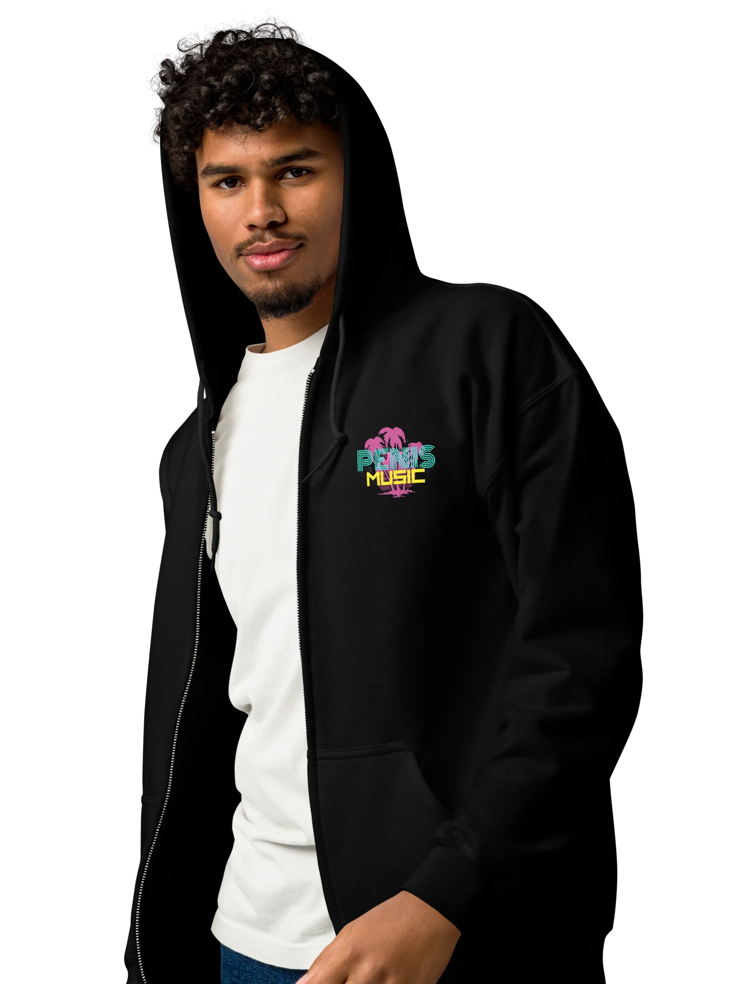 Penis Music zip hoodie product image (2)